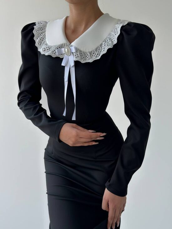 Maxi garuma pieguloša kleita