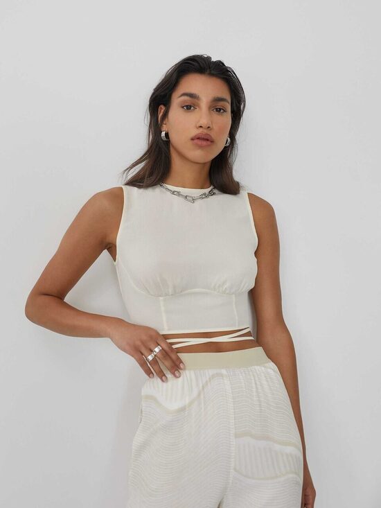 Tilda top beige LeGer by Lena Gercke